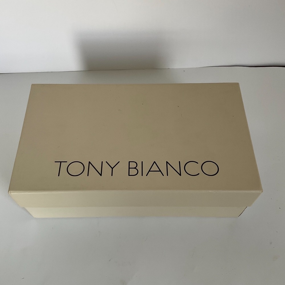 Tony Bianco Revolve Mule Heels Stiletto Shae Pointed Toe Dressy Bow Chic Size 7 - Picture 9 of 15